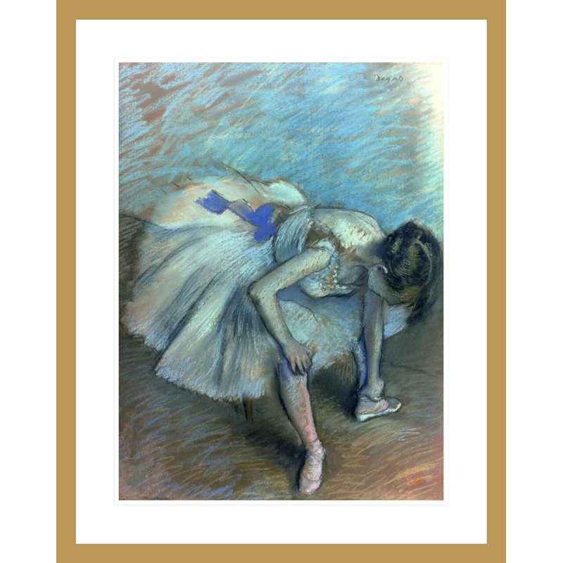 «Sired Dancer» par Edgar Degas, impression giclée sur cadre, H 29,45 po x l 23,5 po