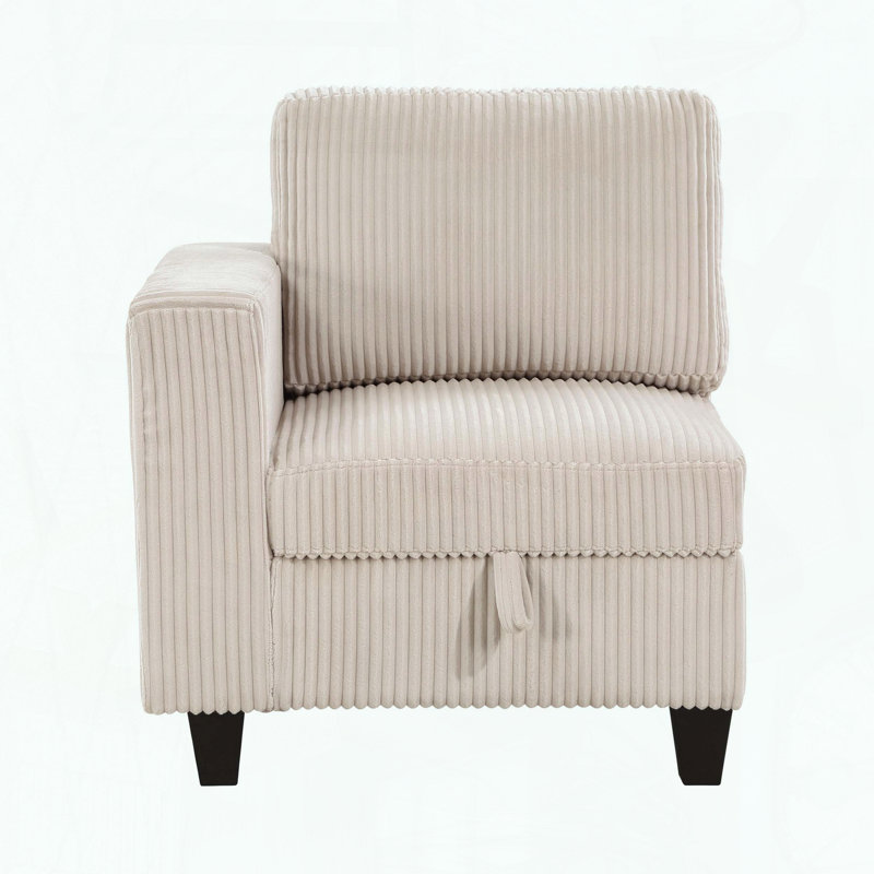 Chaise modulaire avec pochette de rangement et ports de charge