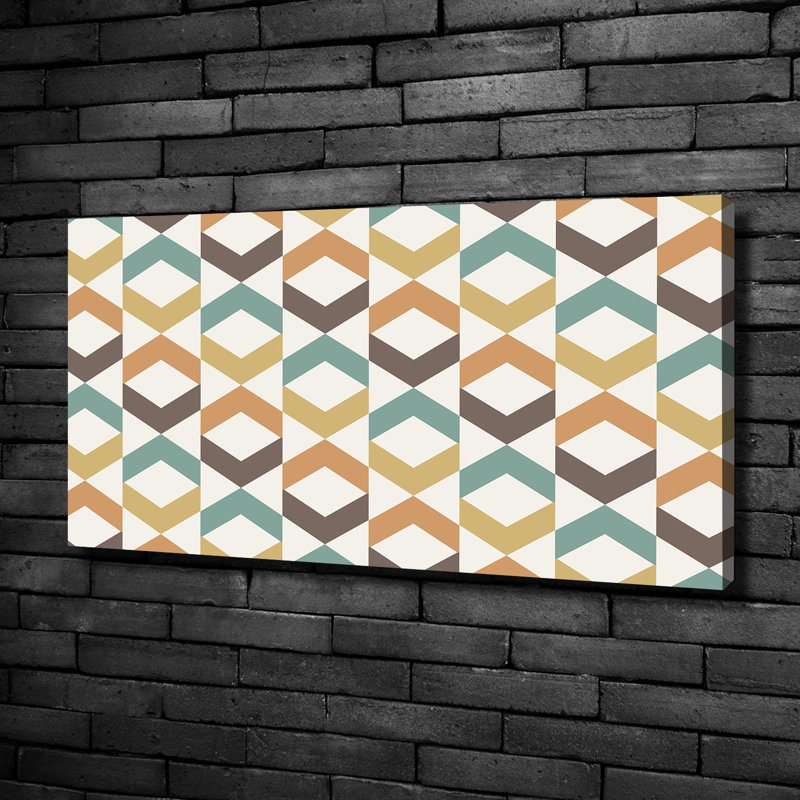 Retro Background - Wrapped Canvas Print