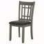 Dossier des chaises