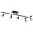 51.5'' 5 -Light Swing Arm Track Track Kit with Dimmable