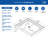 Streamline 42 in. x 34 in. Alcove Acrylic Shower Base in Glossy White with Center Drain, Drain Included
