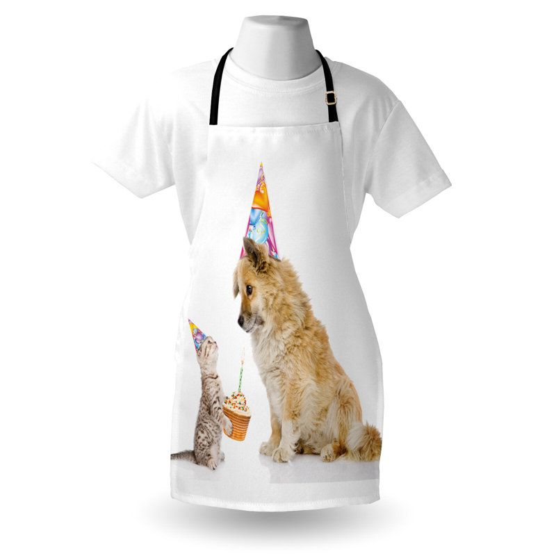 Multicolore, tablier d'anniversaire unisexe pour chat et chien The Party Aisle ™