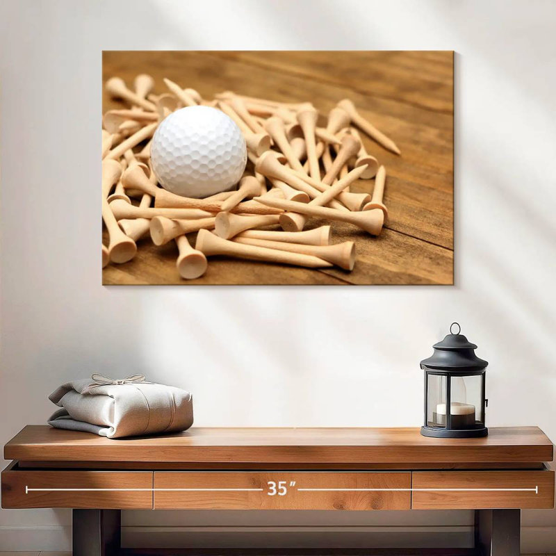 Balle et tés de golf Senne, H 16 po x l 24 po