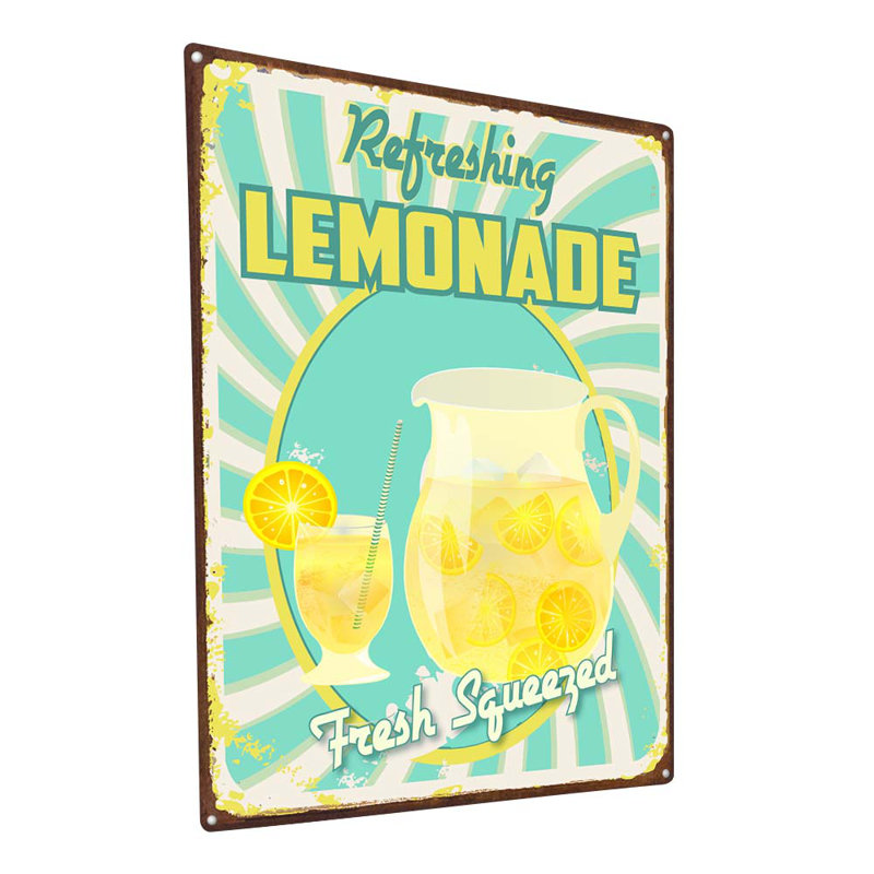 " Refreshing Lemonade ", 15.5" H x 11.5" W x 0.04" D