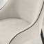 Aminata Veneer & Metal Round Dining Table With Ophelia Fabric Chairs - Modern Statement Design-1718514399-1718514397