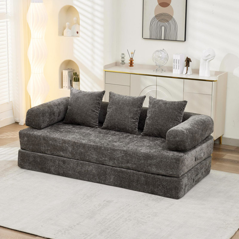 Canapé-lit pliant convertible avec accoudoirs Comfy