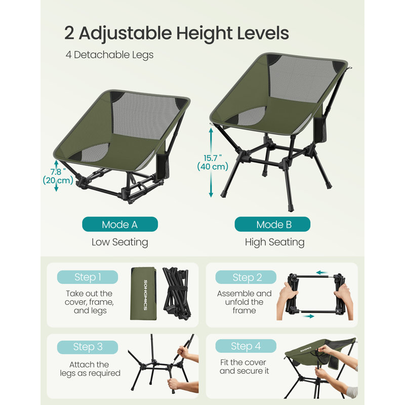 Camping Bench, Green