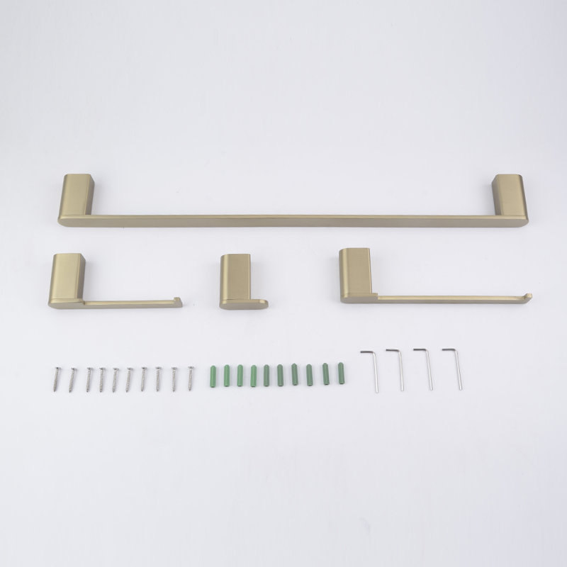 4 - Piece Bathroom Hardware Set