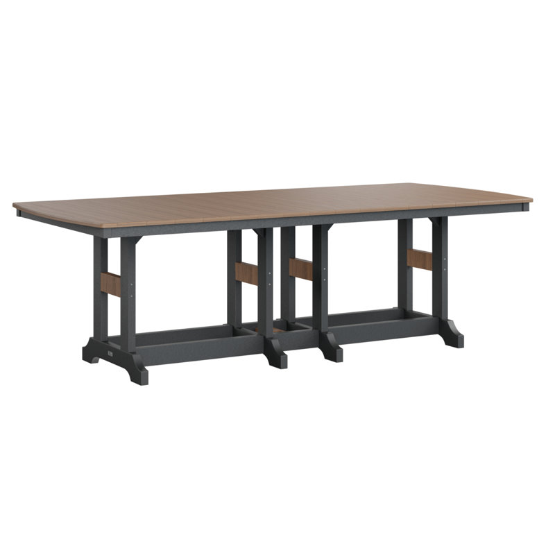 Garden Classic Outdoor Bar Table, Black, Antique Mahogany