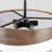 21.56" Modern 5-Light Dimmable Drum Chandelier-1367245195