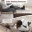 Causeuse modulaire avec repose-pieds Makassar-646966485