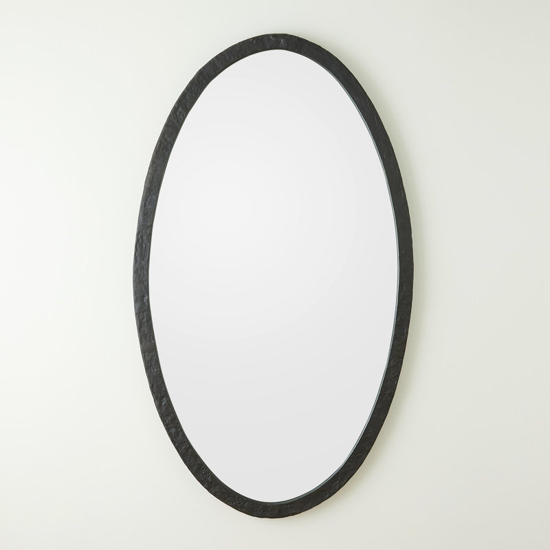 Oval Metal Mirror