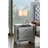 Modern Silver Champagne Bedside Table