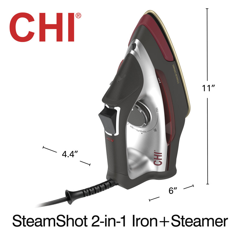 Fer à repasser 2 en 1 CHI Steamshot
