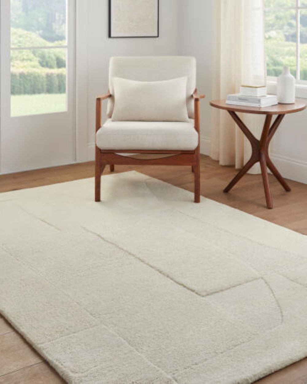 Henriksen Hand Tufted Area Rug, Rectangle 9' x 12'