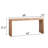 69" Console Table With Hand-Woven Straw