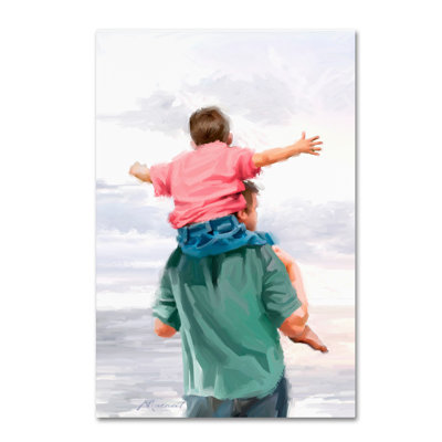 «Son Dad» par Armand, reproduction sur toile