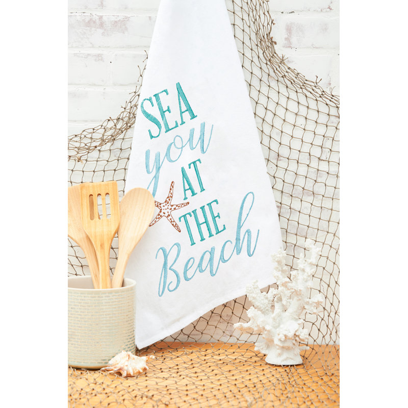 Serviette de cuisine en coton Sea You At The Beach