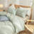 BESTOUCH Duvet Cover Set 100% Washed Cotton Linen Feel Lightweight-114986041-114986034