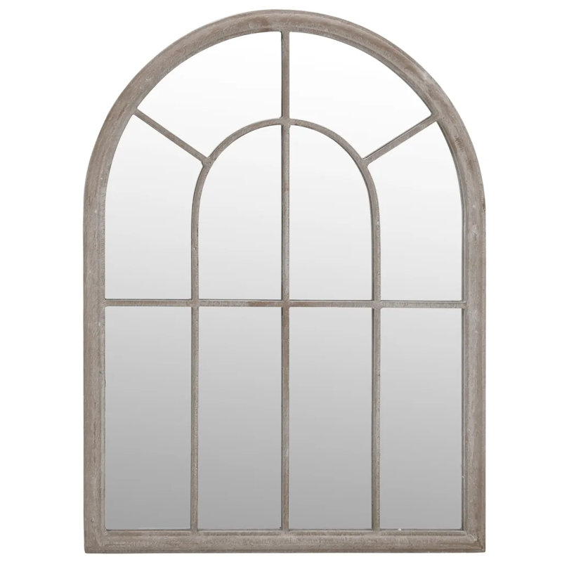 Mooney Metal Flat Wall Mirror, Sand