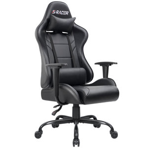 Homall High-Back Adjustable Reclining Ergonomic Faux Leather PC & Racing Game Chair