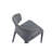 Conrad Mid-Century Modern Tweed Upholstered Metal Side Chair in Weathered Gray-1804843832