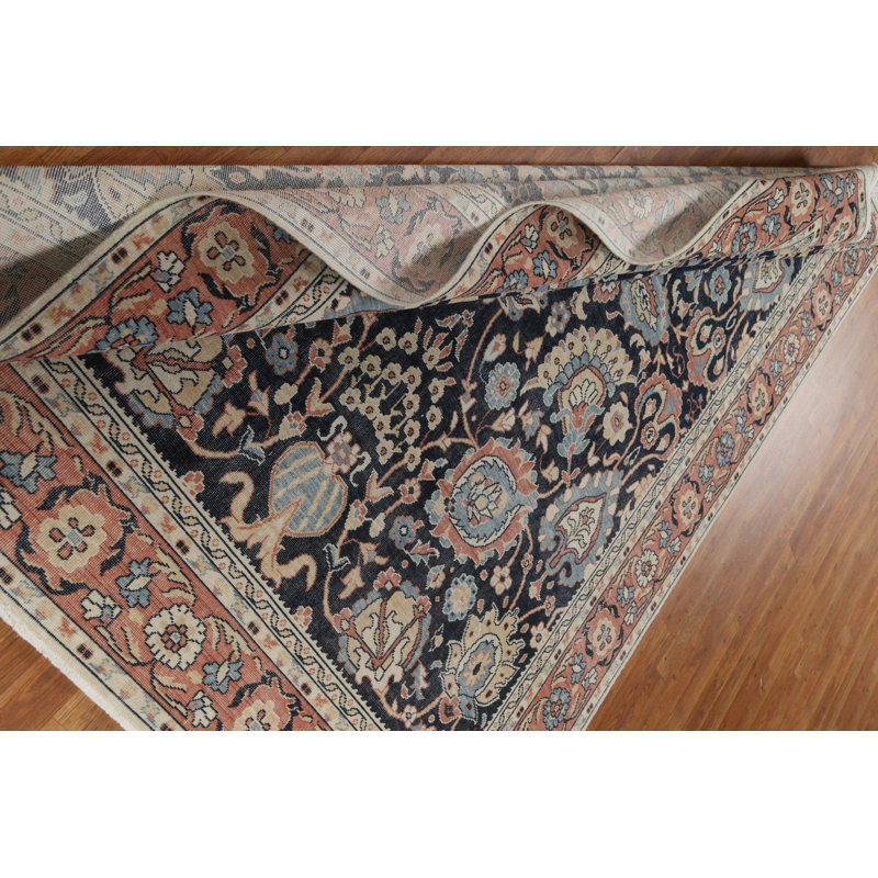 Tapis oriental floral Sultanabad Ziegler noué à la main 7 x 10