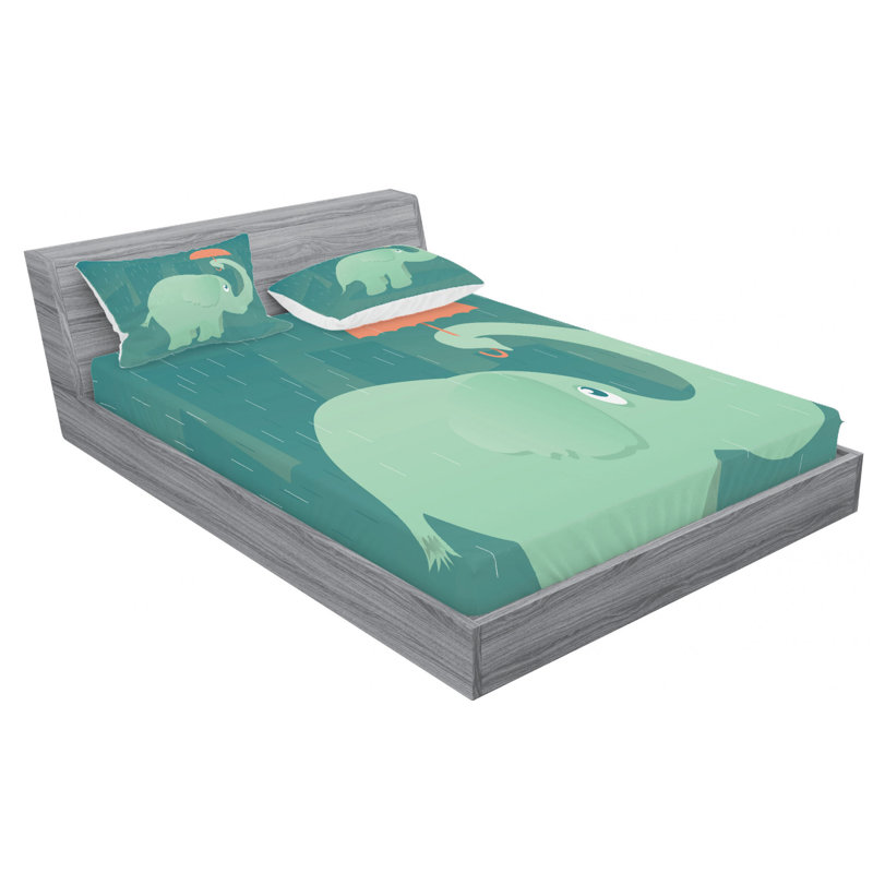 Microfiber Sheet Set, Full Sheet Set with Fitted Sheet
