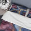 Ensemble de housse de couette en marbre bleu et doré Abstract Marble Essence II-101244368