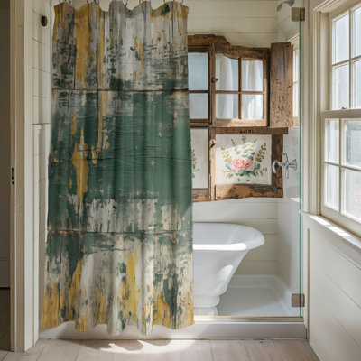 Old Green Wood - Premium Shower Curtain