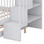 Lit superposé confortable au-dessus d'un lit double avec rangement pour lit gigogne simple et garde-corps sécuritaire pour une chambre de rêve idéale-36184546