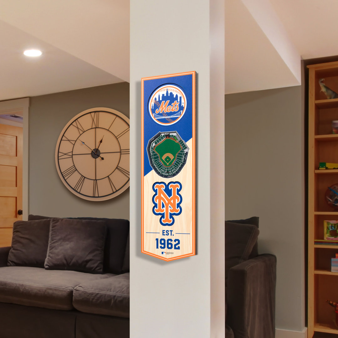 MLB 3D StadiumView 6x19 Banner YouTheFan MLB