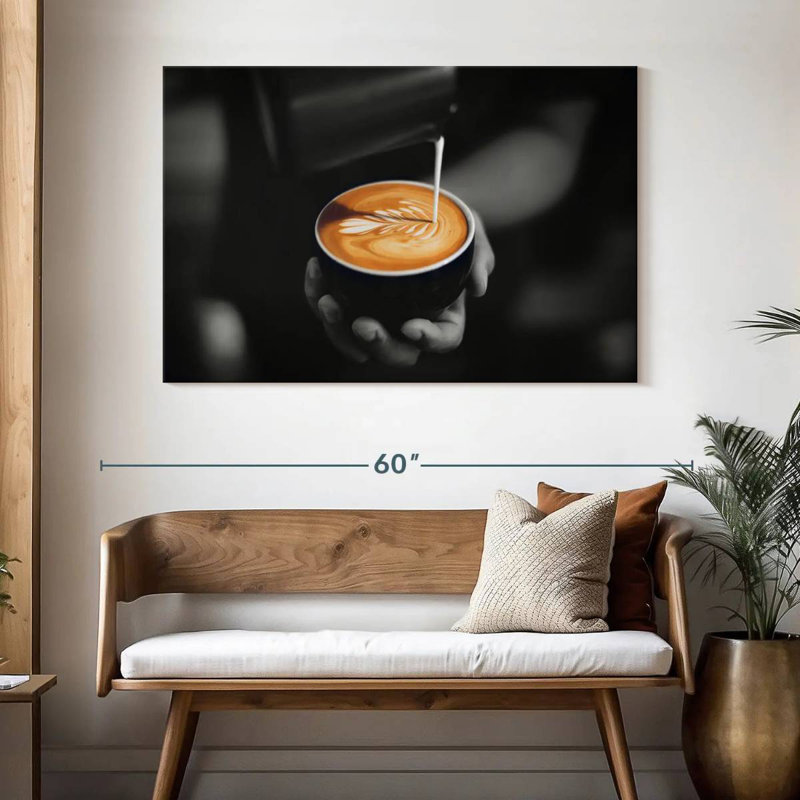 Café au lait Yista Barista, H 32 po x l 48 po