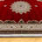 Nouvelle Collection Digital Print Cotton-Polyester Red Beige Moroccan Rug-1428680910