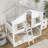 Twin over Twin House Bunk Bed with Roof , with Safety Guardrails and Ladder,White