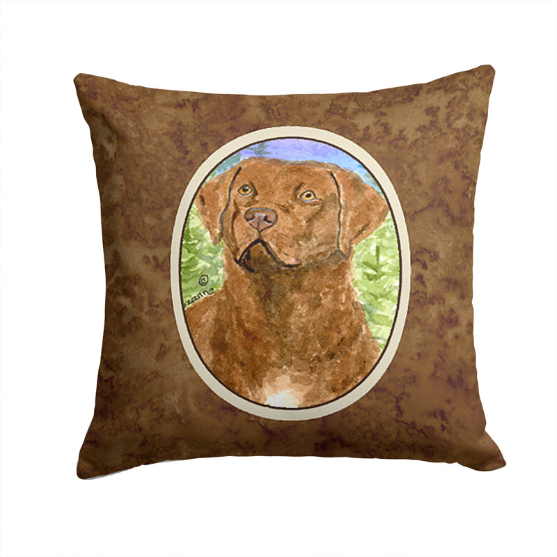 Coussin décoratif intérieur/extérieur chesapeake bay retriever