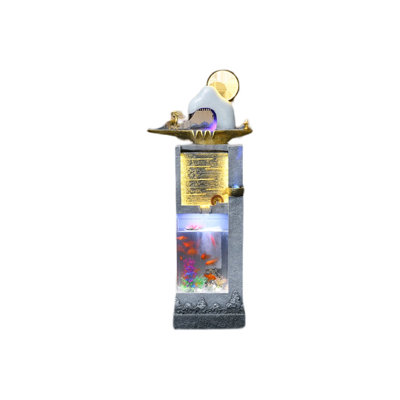Réservoir d'aquarium moderne en résine 3-7 gallons
