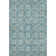 Premium Machine Washable Prisco Teal Rug