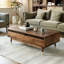 Table basse moderne en bois massif rectangulaire-809412148