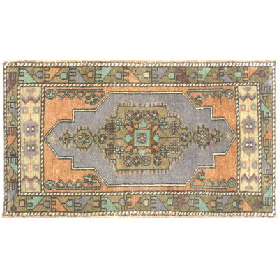 Yastic One-of-a-Kind Rectangle 1'9" x 3' Hand Knotted Area Rug
