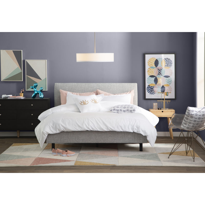 Eisley Upholstered Standard Bed, Queen, Classic Ivory Boucle