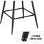 Chisato Upholstered Counter Stool with Metal Frame-38136166-38136216