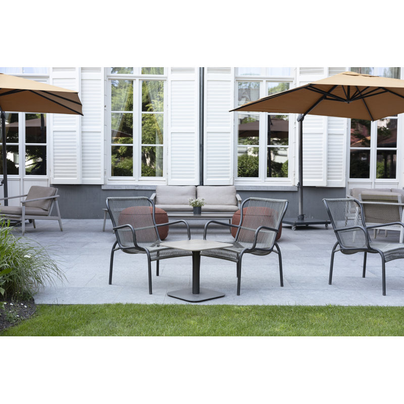 Loop Outdoor Lounge Chair, Gray