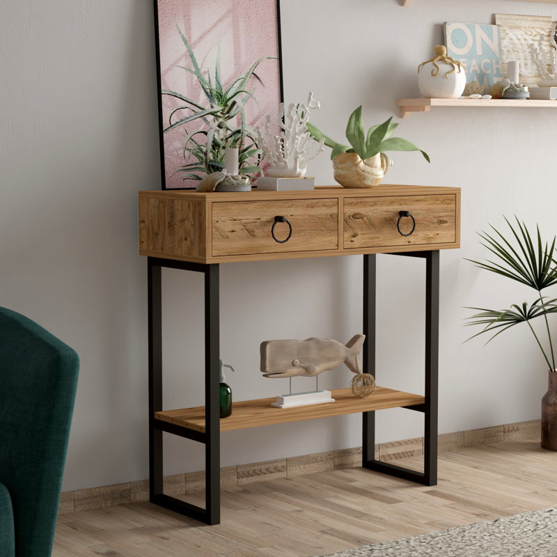 Console Table Haig, Antique Pine
