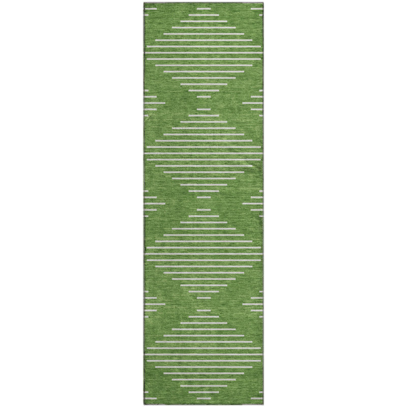 Premium Machine Washable Colmenero AMF1016 Geometric Rug, Runner 2'3" x 7'6"