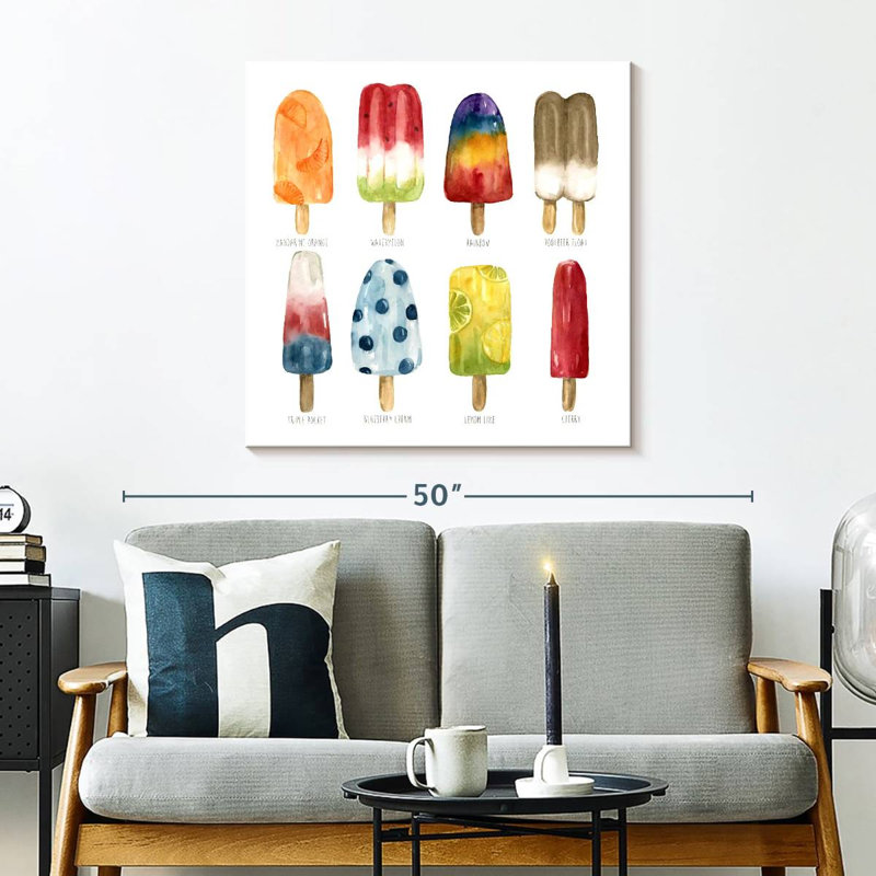 Saveur préférée de Yarlin Popsicles, H 30 po x l 30 po