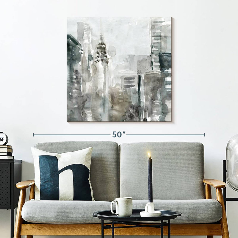 Sireci New York Streets Abstract, 30" H x 30" W