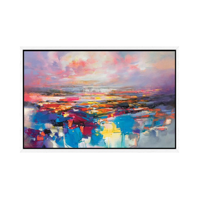 Quantum Gravity by Scott Naismith - Painting on Canvas, White Framed, 152.5 cm H x 101.5 cm W