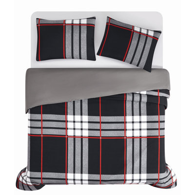 Truly Soft Danbury Plaid Microfiber Duvet Sets